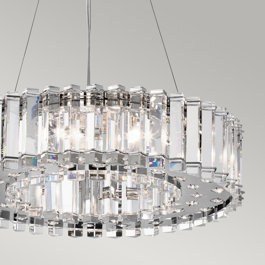 Kichler - Lampadario da bagno su filo LED CRYSTAL SKYE 8xG9/3W/230V IP44