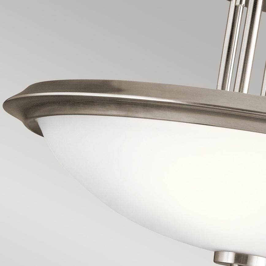 Kichler - Plafonnier DREYFUS 3xE27/60W/230V chrome mat