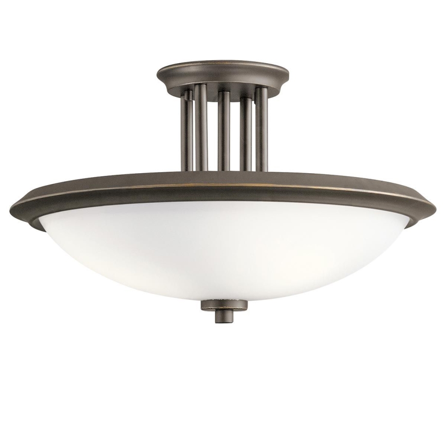 Kichler - Anbauleuchte DREYFUS 3xE27/60W/230V bronzen