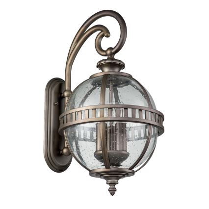 Kichler - Außenwandleuchte HALLERON 3xE14/40W/230V IP44