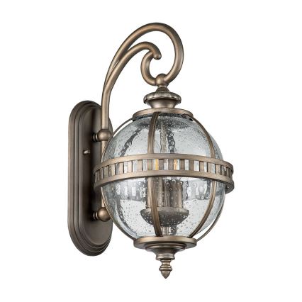 Kichler - Outdoor-Wandleuchte HALLERON 2xE14/40W/230V IP44