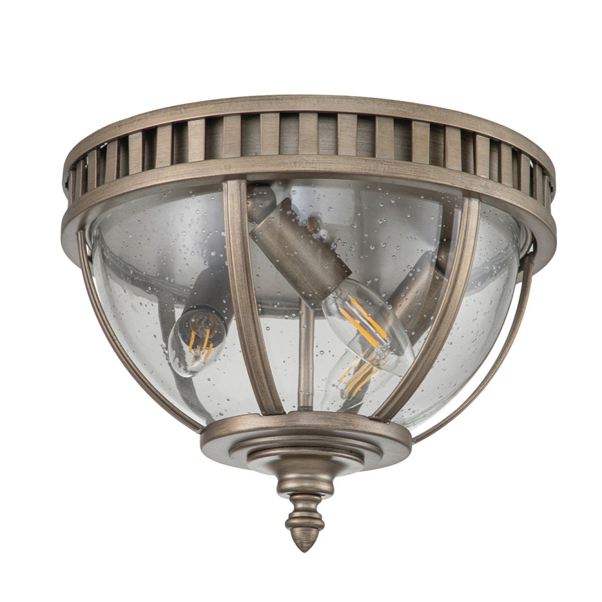 Kichler - Plafoniera per esterni HALLERON 3xE14/40W/230V IP44