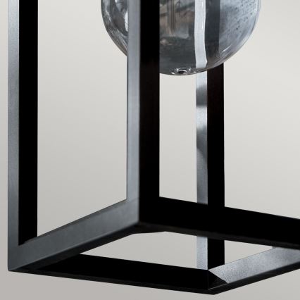 Kichler - Applique da esterno HONE M 1xE27/60W/230V IP44 nera