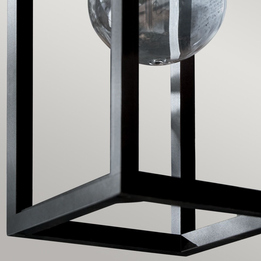 Kichler - Outdoor-Wandleuchte HONE 1xE27/60W/230V IP44 schwarz