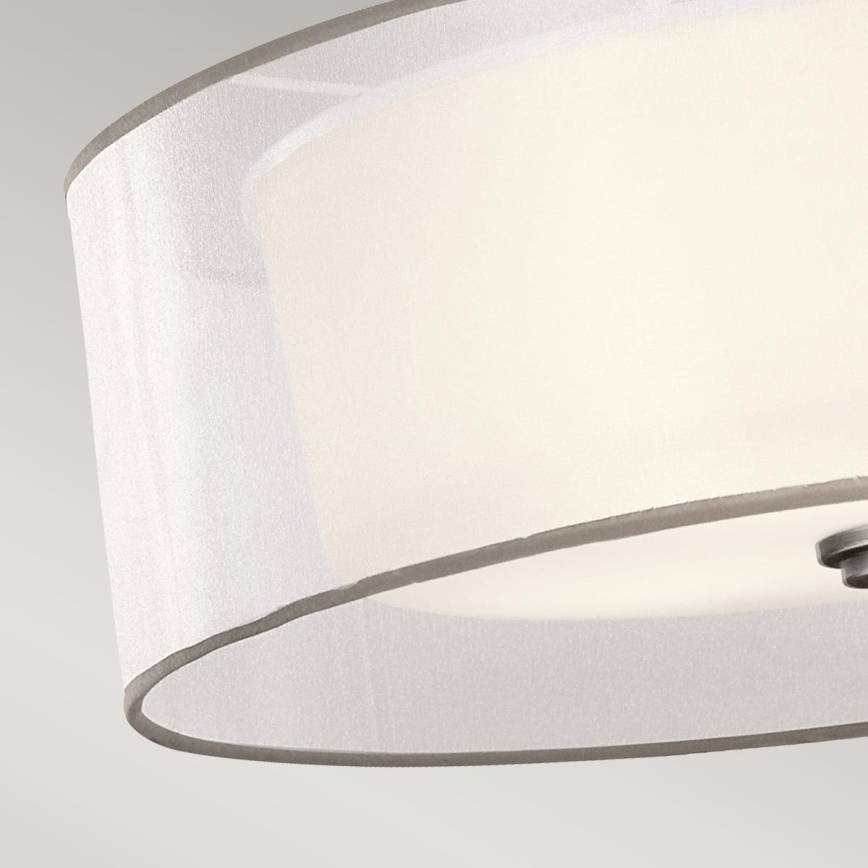 Kichler - Suspension à chaîne LACEY 4xE27/60W/230V finition chrome mat