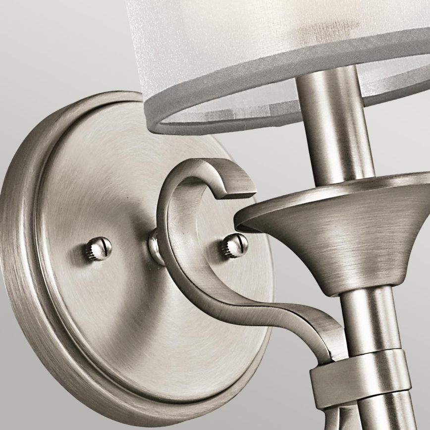 Kichler - Applique murale LACEY 1xE14/40W/230V chrome mat