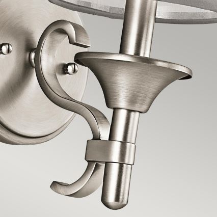 Kichler - Applique murale LACEY 1xE14/40W/230V chrome mat