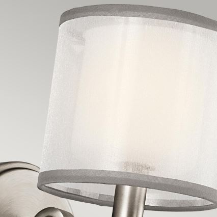 Kichler - Applique murale LACEY 1xE14/40W/230V chrome mat