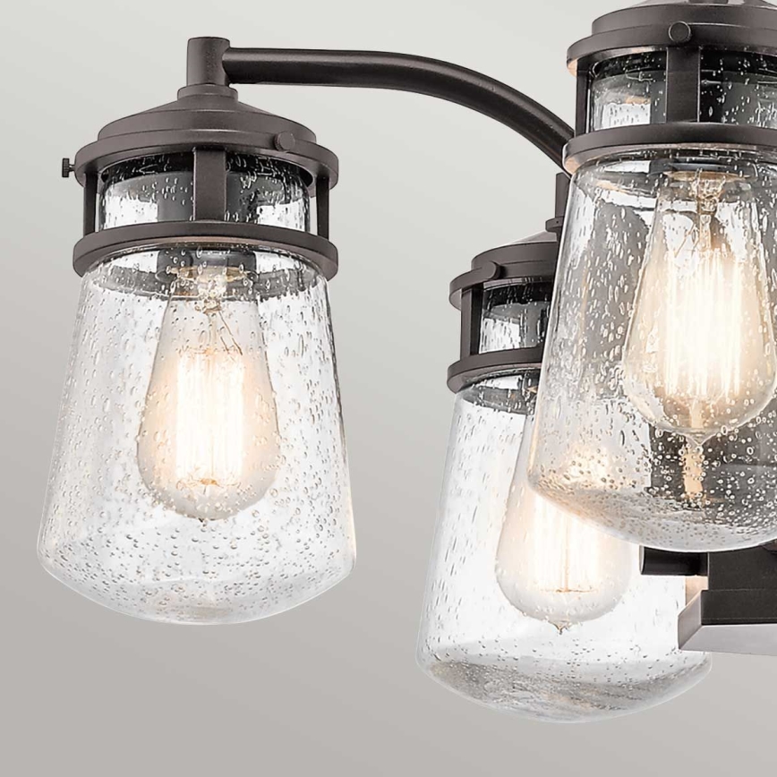Kichler - Outdoor-Hängeleuchte an Stange LYNDON 5xE27/60W/230V IP44