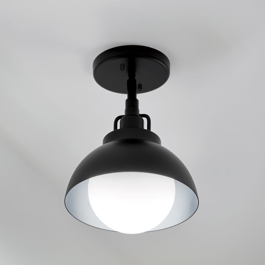 Kichler - Applique NIVA 1xE27/40W/230V nero