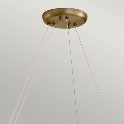 Kichler - Lustre sur câble PALTA 9xE14/40W/230V doré