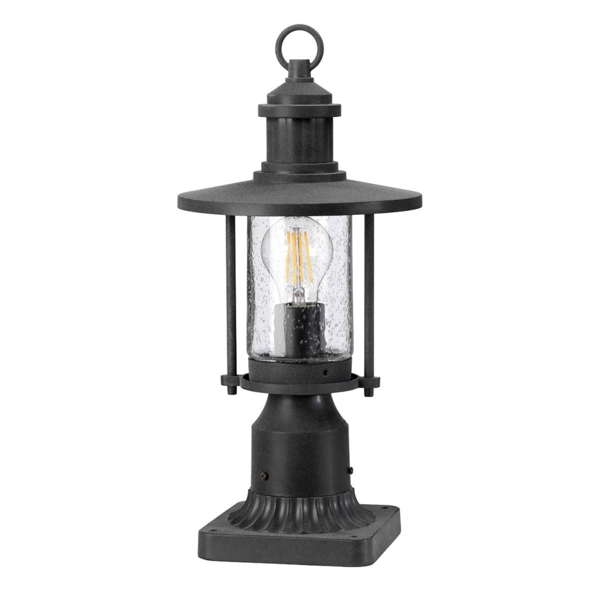 Kichler - Lampada da esterno RIVERWOOD 1xE27/60W/230V IP44 nero
