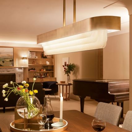 Kichler - Lampadario a stelo LED SERENE LED/40W/230V oro