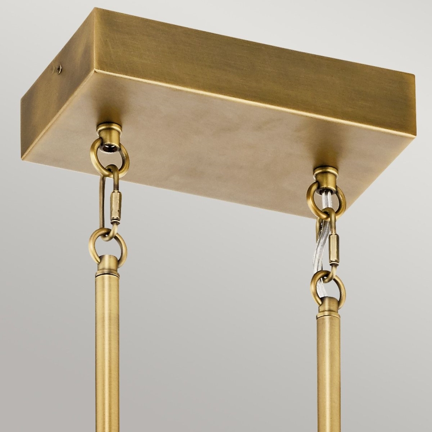 Kichler - LED-Pendelleuchte an Stange SERENE LED/40W/230V goldfarben