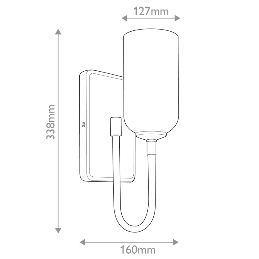 Kichler - Applique LED SOLIA pour salle de bains 1xG9/3W/230V IP44 dorée