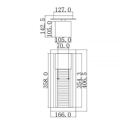 Kichler - LED-Außenwandleuchte SOREL 1xGU10/7W/230V IP44 braun