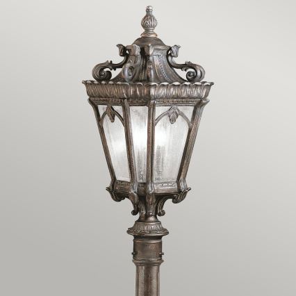 Kichler - Lampe d'extérieur TOURNAI 1xE27/60W/230V IP44 bronze