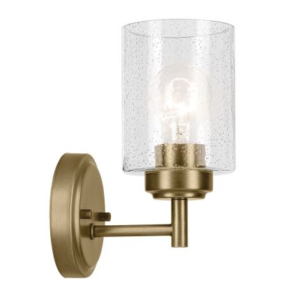 Kichler - Applique WINSLOW 1xE27/60W/230V ottone