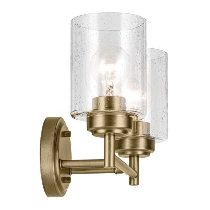 Kichler - Applique WINSLOW 2xE27/60W/230V ottone