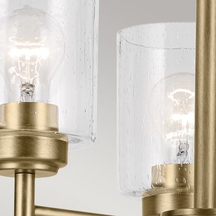 Kichler - Lampadario a sospensione con catena WINSLOW 3xE27/60W/230V diametro 45,8 cm ottone