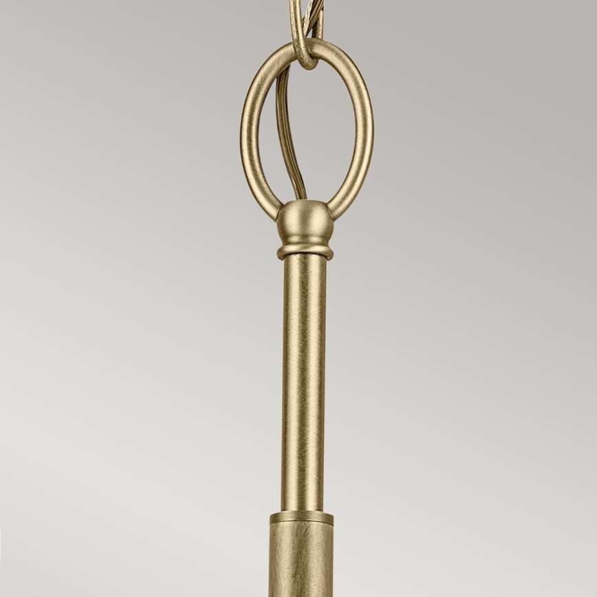 Kichler - Lampadario a sospensione con catena WINSLOW 3xE27/60W/230V diametro 45,8 cm ottone