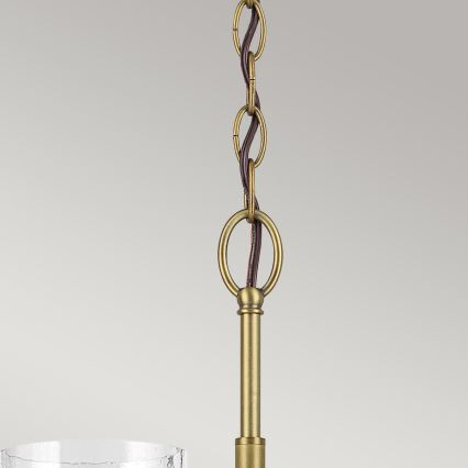 Kichler - Hängeleuchte an Kette WINSLOW 6xE27/60W/230V d 66 cm Messing