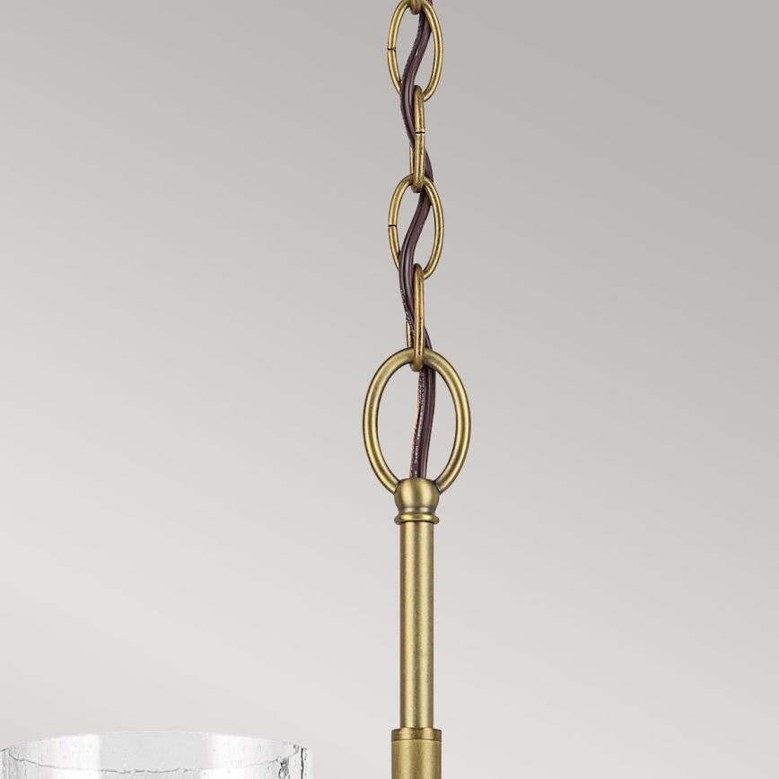 Kichler - Hängeleuchte an Kette WINSLOW 6xE27/60W/230V d 66 cm Messing