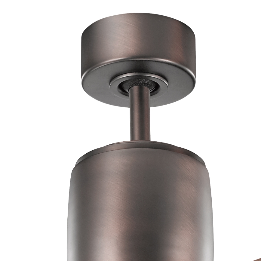 Kichler - Ventilatore da soffitto FERRON marrone + telecomando