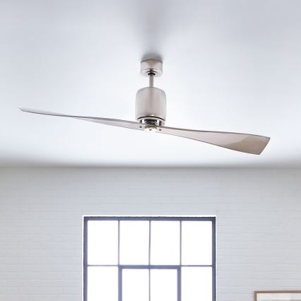 Kichler - Deckenventilator FERRON glänzendes Chrom + Fernbedienung