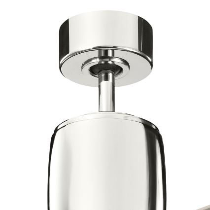 Kichler - Ventilatore da soffitto FERRON cromo lucido + telecomando