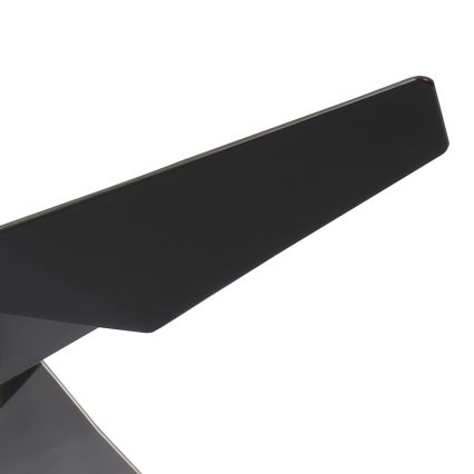 Kichler - Ventilatore da soffitto dimmerabile a LED JADE LED/18W/230V nero + telecomando