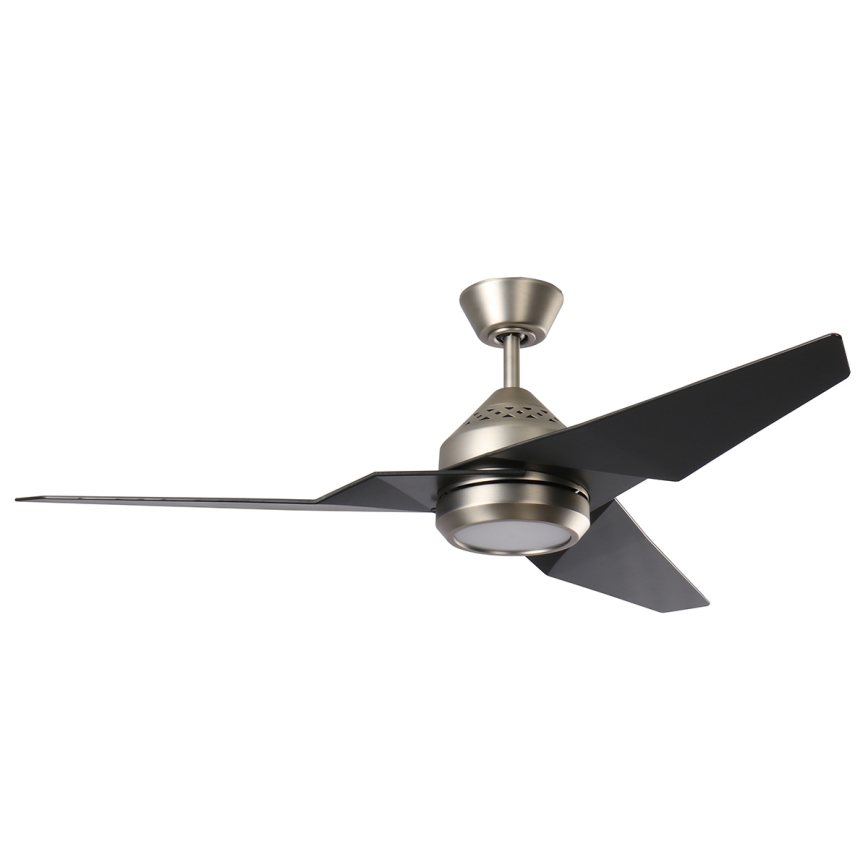 Kichler - Ventilatore da soffitto dimmerabile a LED JADE LED/18W/230V nero + telecomando