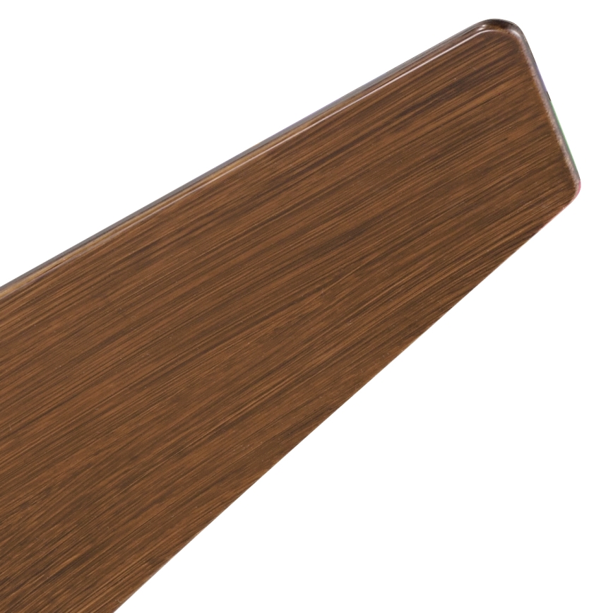 Kichler - Ventilatore da soffitto dimmerabile a LED JADE LED/18W/230V marrone + telecomando