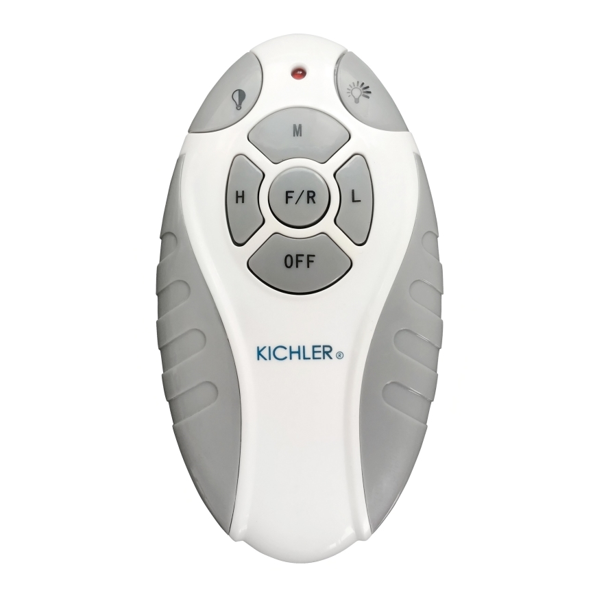 Kichler - Ventilatore da soffitto dimmerabile a LED TERNA LED/10W/230V cromo opaco/bianco + telecomando