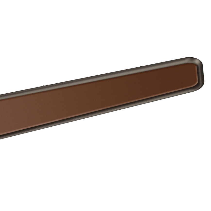 Kichler  -Ventilatore da soffitto dimmerabile a LED XETY LED/10W/230V nero/marrone + telecomando
