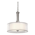 Kichler - Kronleuchter LACEY mit Kette 4xE27/60W/230V mattchrom