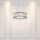Kichler - Lampadario da bagno su filo LED CRYSTAL SKYE 6xG9/3W/230V IP44