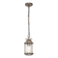 Kichler - Lampadario da esterno a sospensione con catena ASHLAND BAY 1xE27/60W/230V IP44