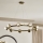 Kichler - Lampadario sospeso a cavo PALTA 9xE14/40W/230V oro