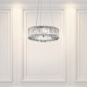 Kichler - LED-Badezimmer-Hängeleuchte CRYSTAL SKYE 6xG9/3W/230V IP44