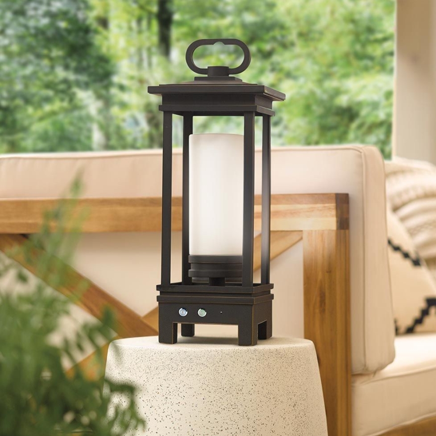 Kichler - LED da esterno ricaricabile lampada da tavolo con altoparlante SOUTH HOPE LED/3W/230V IP44