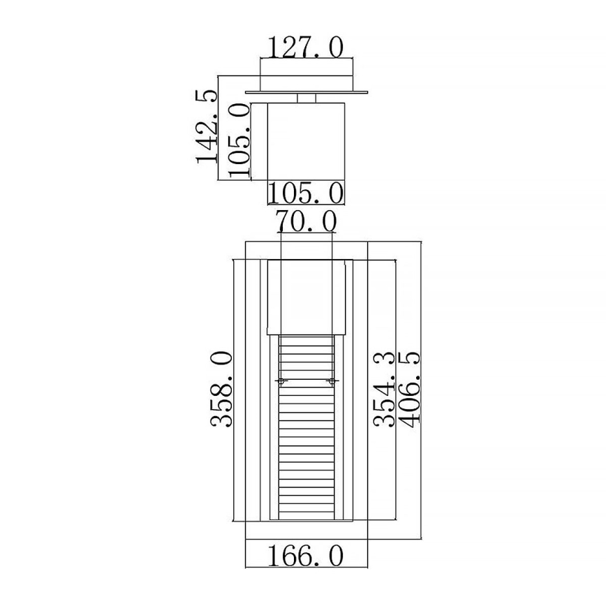 Kichler - Applique murale extérieure LED SOREL 1xGU10/7W/230V IP44 marron