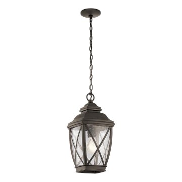 Kichler - Outdoor-Hängeleuchte an Kette TANGIER 1xE27/60W/230V IP44