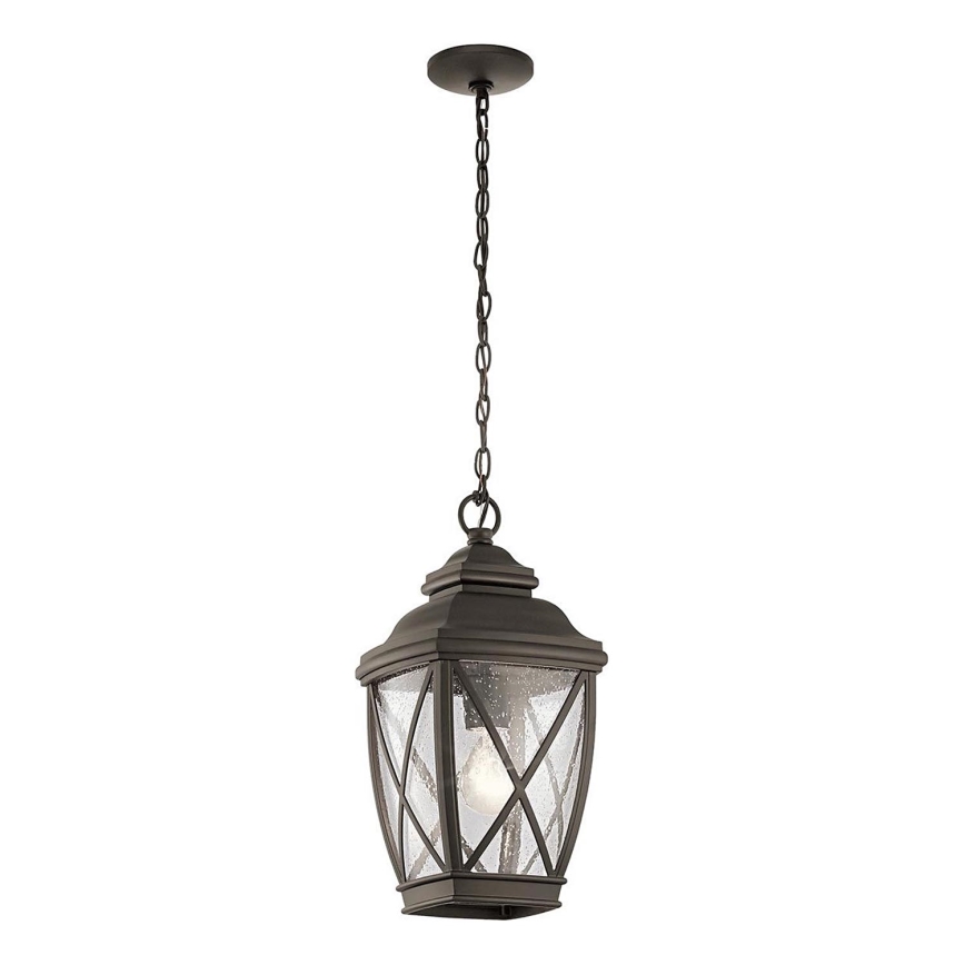 Kichler - Outdoor-Hängeleuchte an Kette TANGIER 1xE27/60W/230V IP44