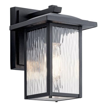 Kichler - Outdoor-Wandleuchte CAPPANNA 1xE27/60W/230V IP44 schwarz