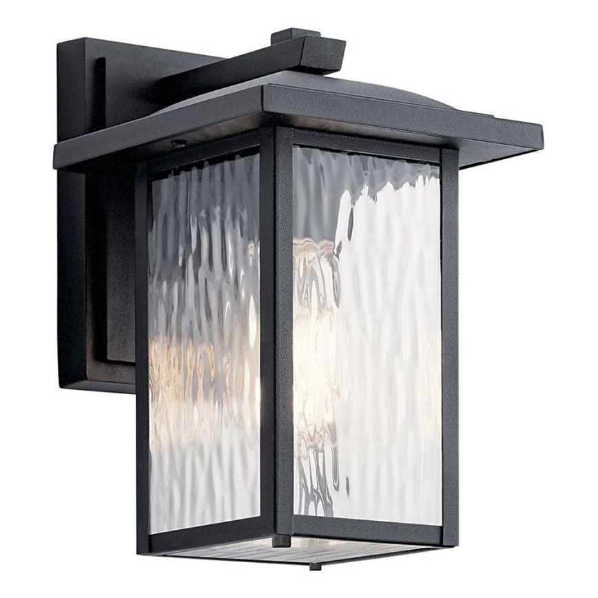 Kichler - Outdoor-Wandleuchte CAPPANNA 1xE27/60W/230V IP44 schwarz