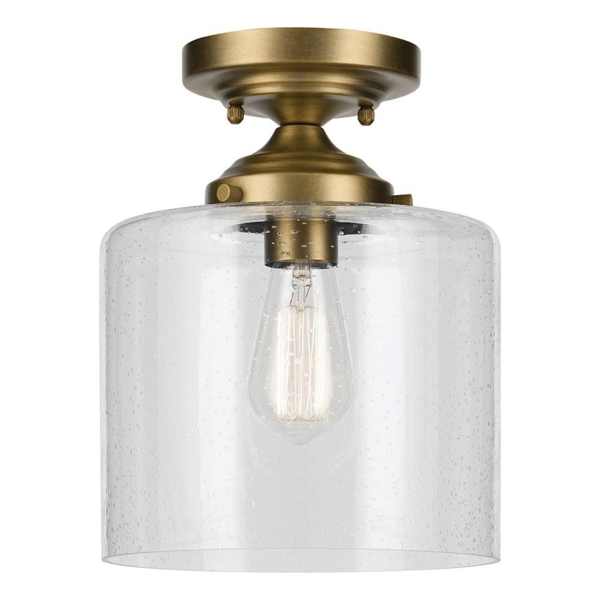 Kichler - Plafoniera WINSLOW 1xE27/60W/230V diametro 21,6 cm ottone