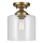 Kichler - Plafoniera WINSLOW 1xE27/60W/230V diametro 21,6 cm ottone