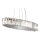 Kichler - Suspension filaire de salle de bain LED CRYSTAL SKYE 12xG9/3W/230V IP44