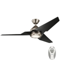 Kichler - Ventilateur de plafond à intensité variable JADE LED/18W/230V noir + télécommande